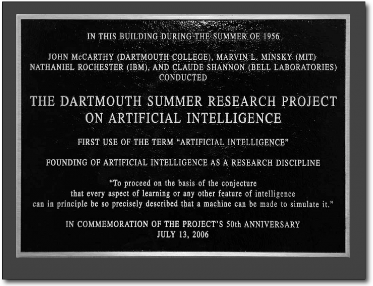 proposal for the dartmouth summer research project on artificial intelligence